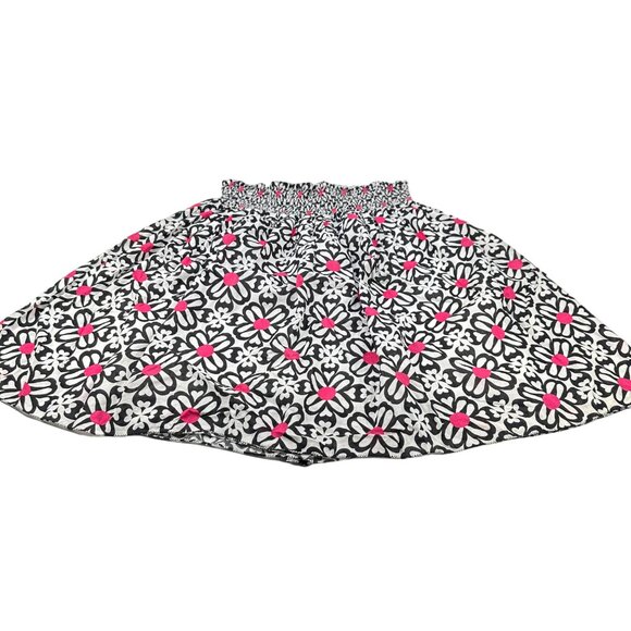 Max Edition Women's Size 2X Skirt Floral White Black Pink Lined Preowned - Picture 2 of 10